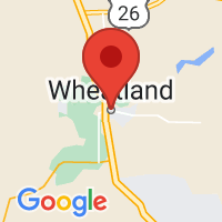 Map of Wheatland, WY US